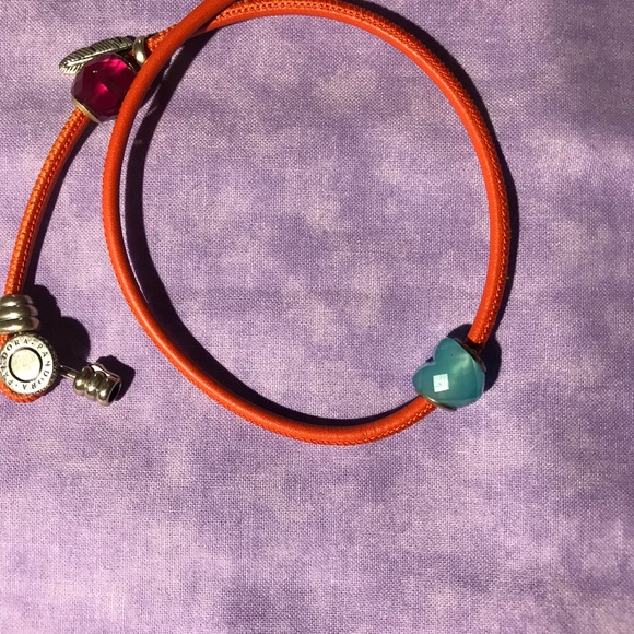 Pandora CZ Leather /Charms - Picture 7 of 9